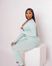 Load image into Gallery viewer, Contour Coded 3 Piece Pant set - Boujie Blue
