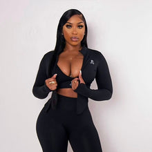 Load image into Gallery viewer, Contour Coded 3 Piece Pant Set - Midnight Jet (PRESALE ONLY)
